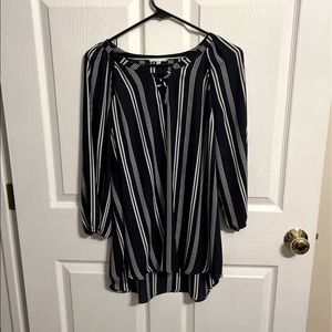 XL navy blouse by Maurices